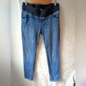 Maternity Waistband Straight Jeans Women's 8